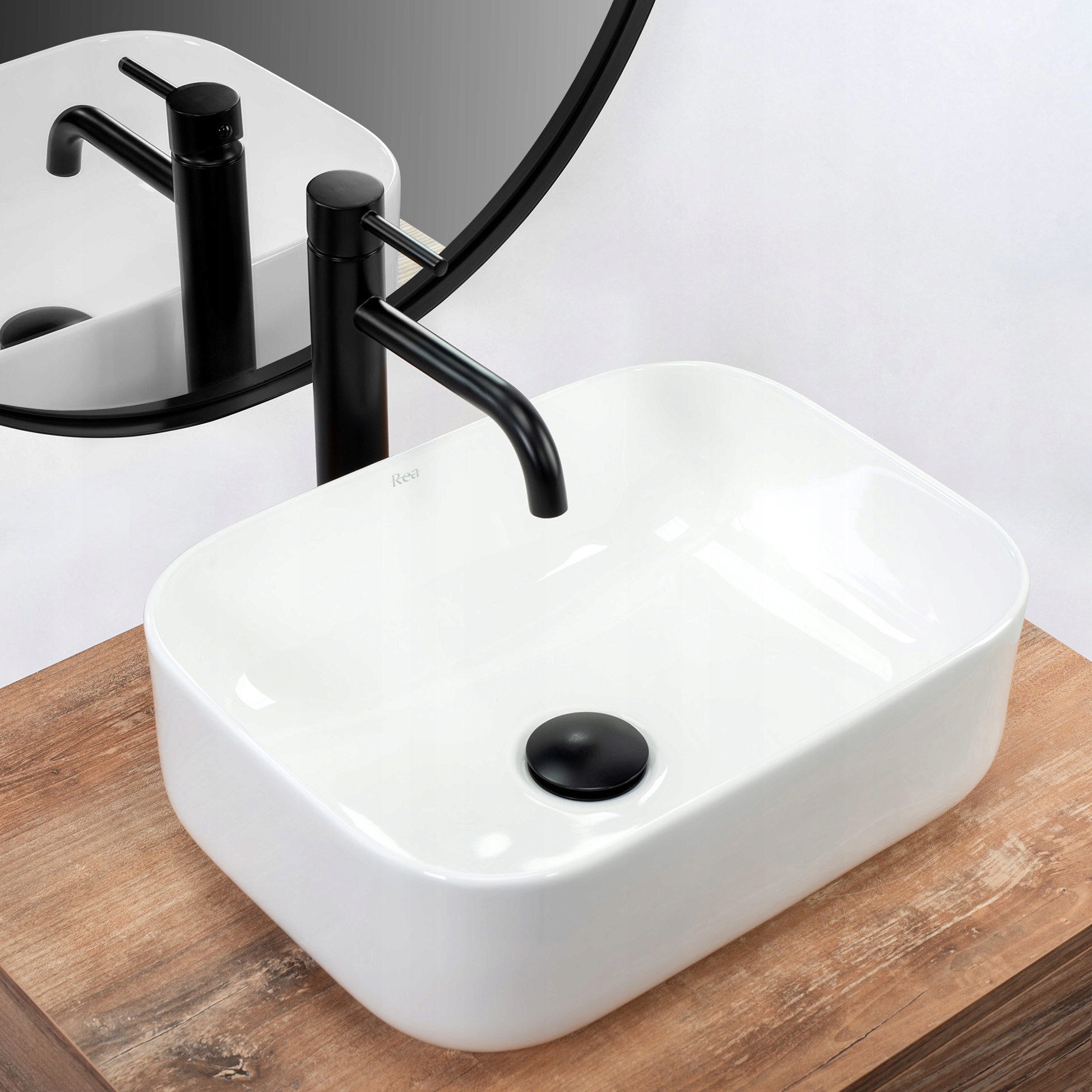 Umywalka nablatowa Demi Mini White – Nowoczesny akcent do Twojej łazienki