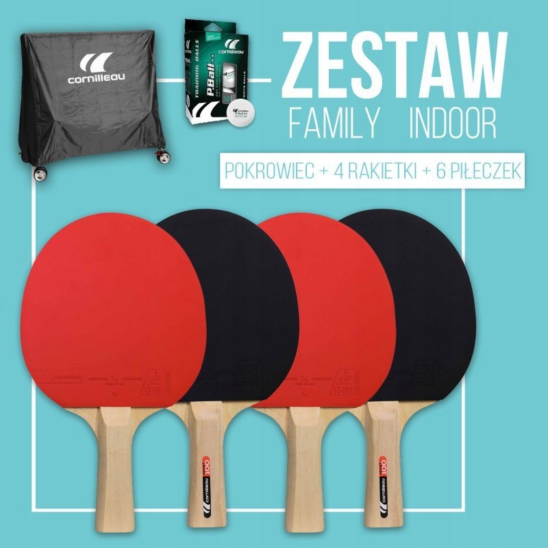 Zestaw do gry w tenisa stołowego Indoor Cornilleau – Ciesz się grą w domu