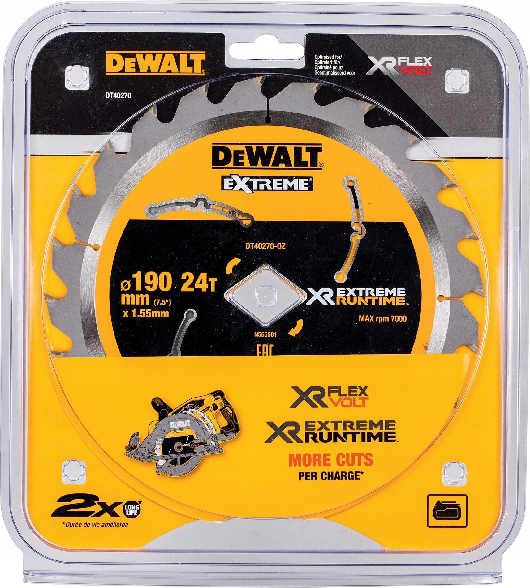 Dewalt DEWALT PIŁA TARCZ.190x24z OTW. ROMB DO DCS577 – Niezawodne narzędzie do cięcia