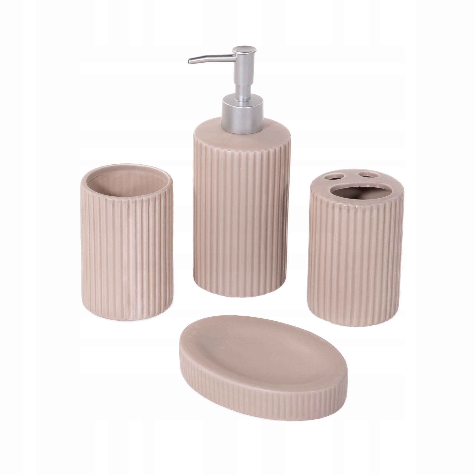 Zestaw ceramicznych akcesoriów łazienkowych Bathroom Solutions – Elegancja i funkcjonalność w Twojej łazience