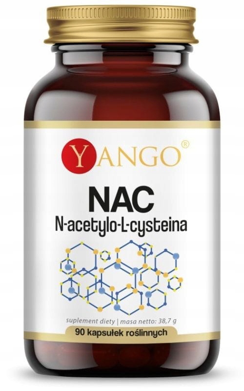 YANGO NAC - N-acetylo-L-cysteina 90 kapsułek – Suplement diety dla zdrowia