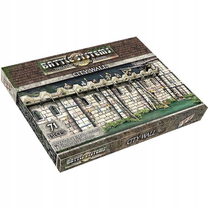 Battle Systems Ltd BattleSystems: City Wall – Idealny zestaw do dekoracji i gier