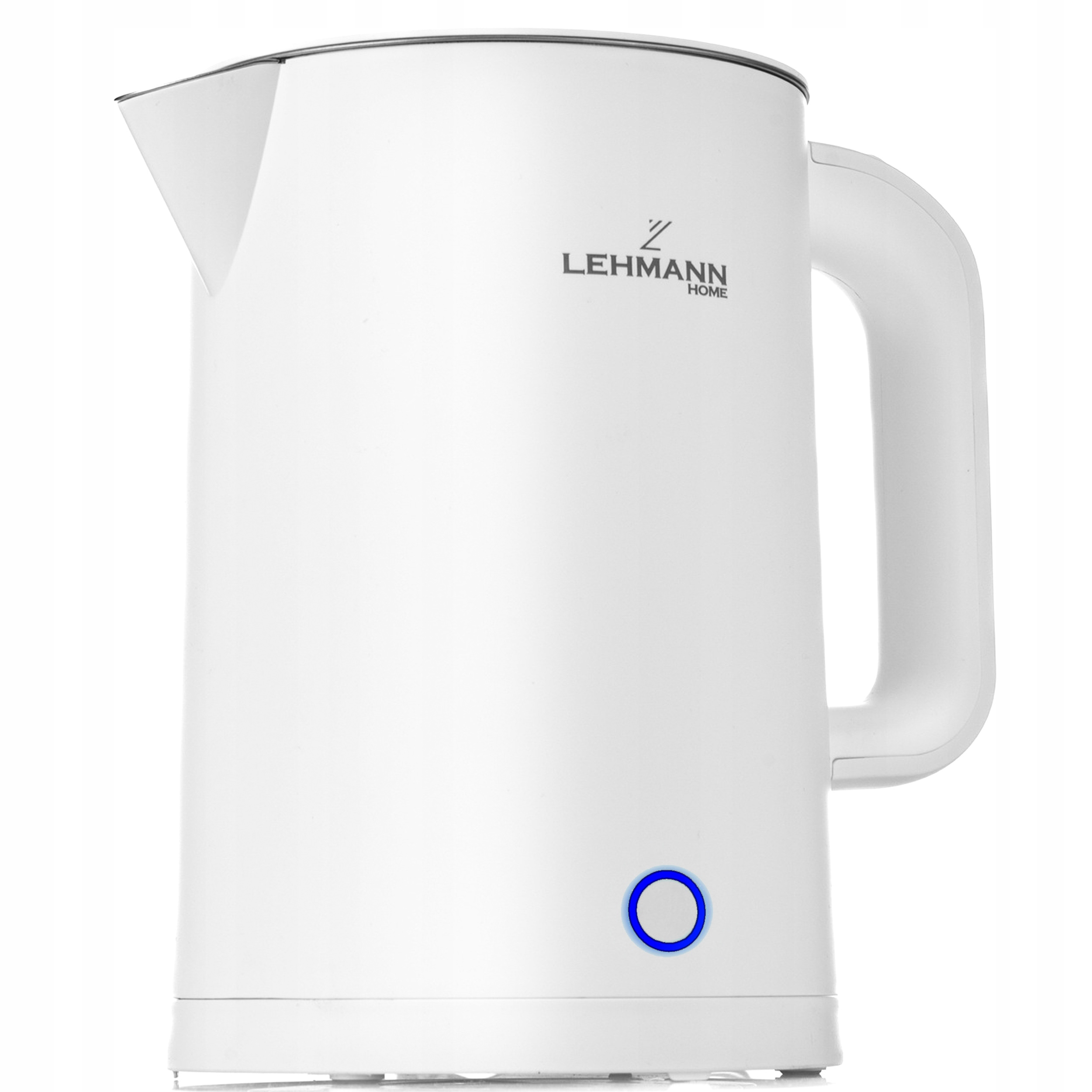 CZAJNIK ELEKTRYCZNY BEZPRZEWODOWY STALOWE WNĘTRZE 2200W BIAŁY DUŻY 1,7L NEW