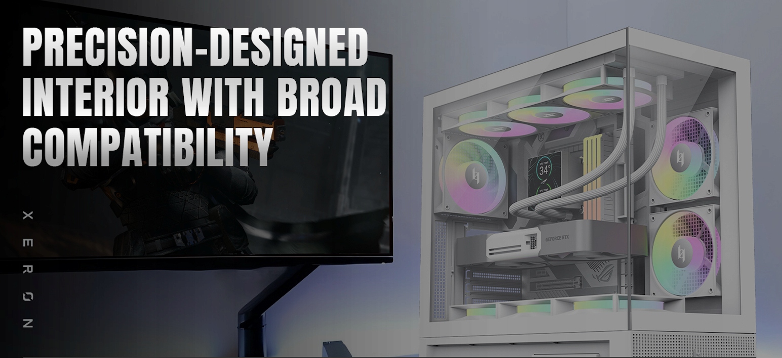 Kompatybilność z płytami głównymi – Obsługuje ATX, Micro ATX, ITX