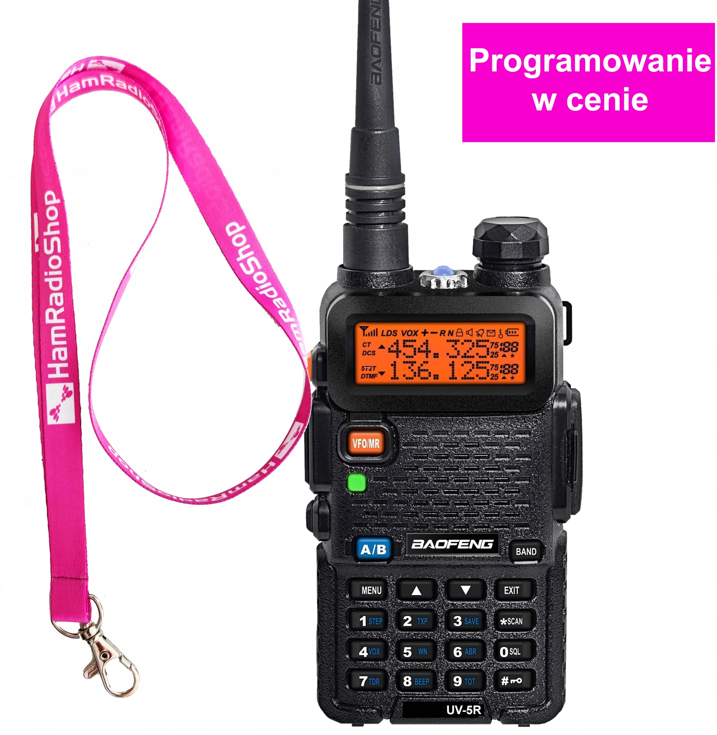 Baofeng UV-5R 8W bateria 1800mAh USB-C – Doskonały wybór dla entuzjastów radiokomunikacji