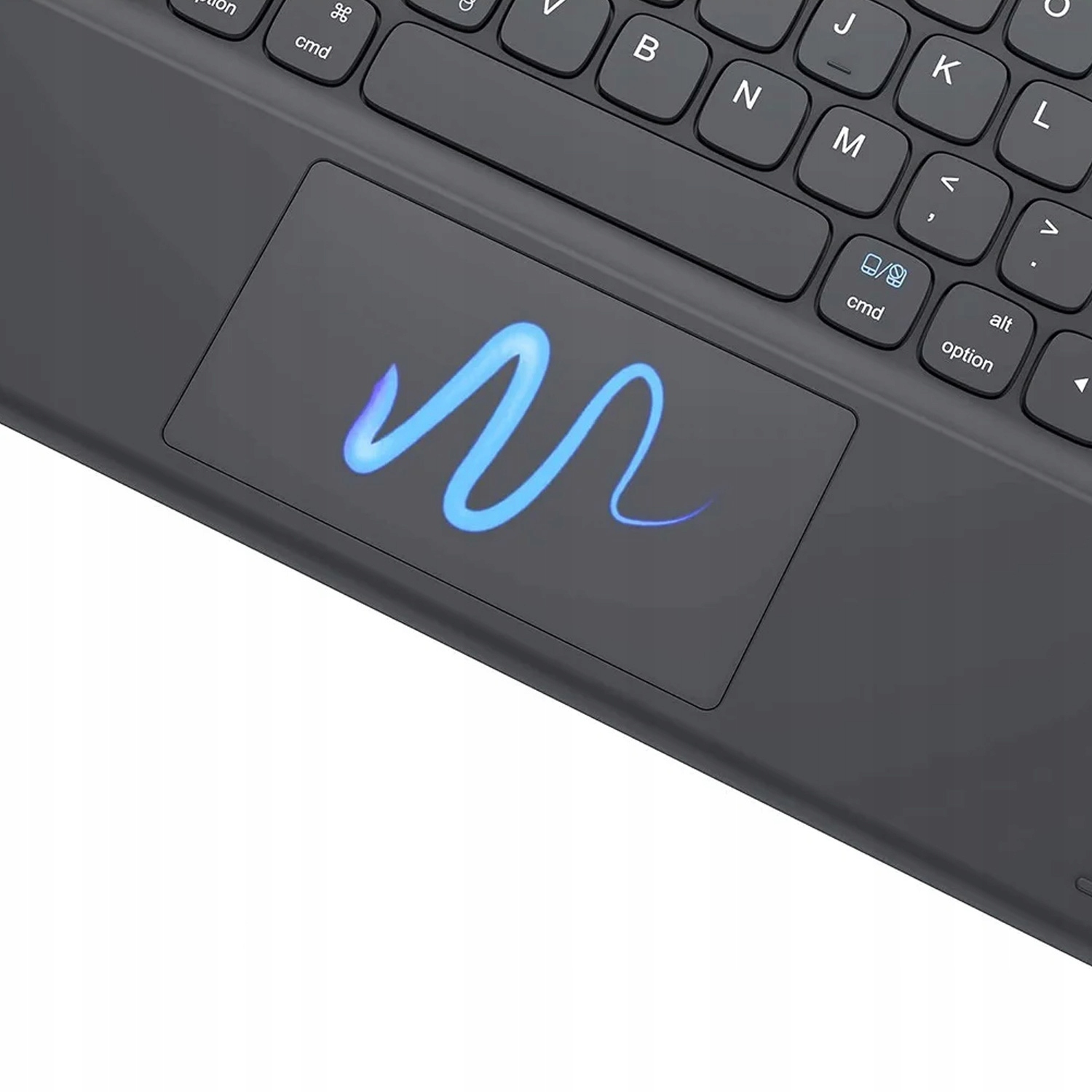 Wbudowana klawiatura Bluetooth z touchpadem – wygoda w użytkowaniu