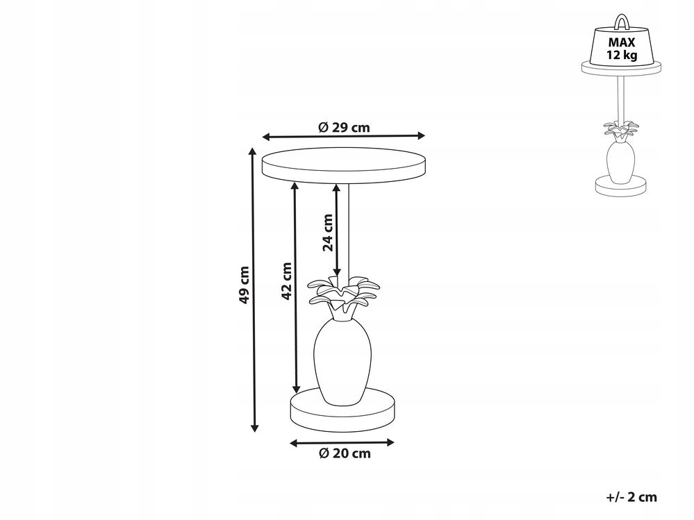 Stabilna i trwała konstrukcja z metalu