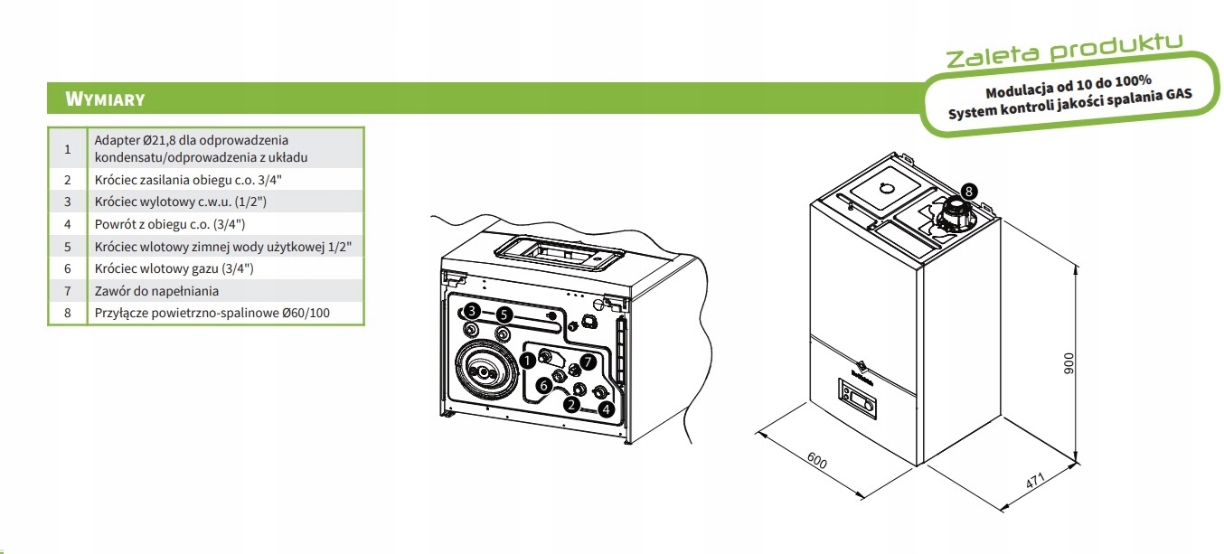 Innowacyjny system kontroli spalania Gas Adaptive System