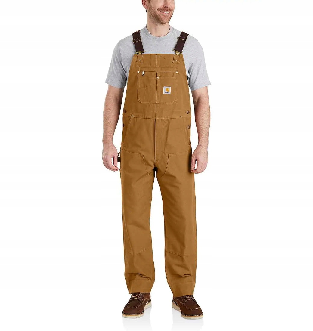 Ogrodniczki Carhartt Bib Overall Brown – Idealne połączenie stylu i funkcjonalności