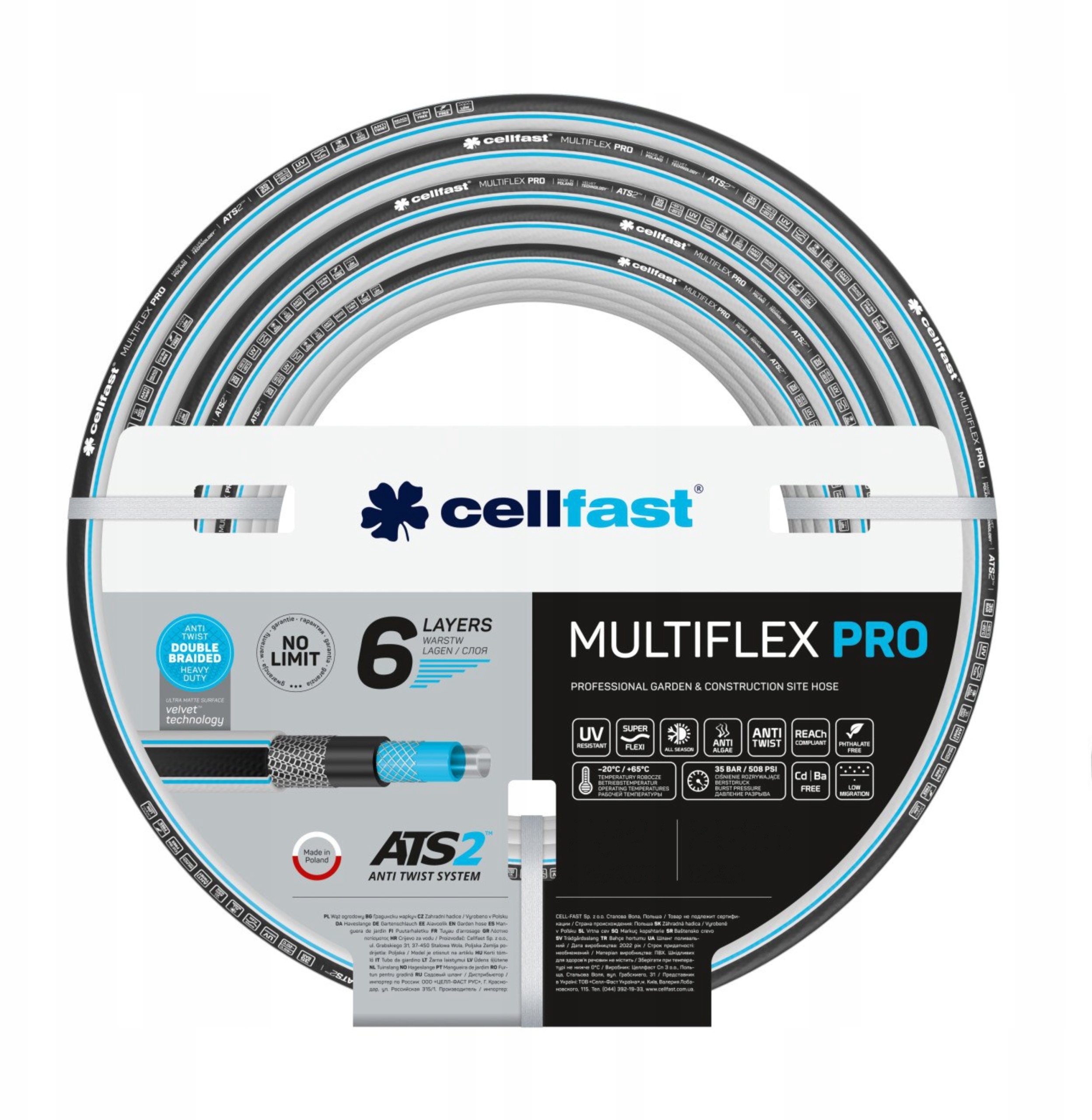 Wąż Ogrodowy Multiflex ATS V 3/4'' 50MB – Niezawodne narzędzie do podlewania