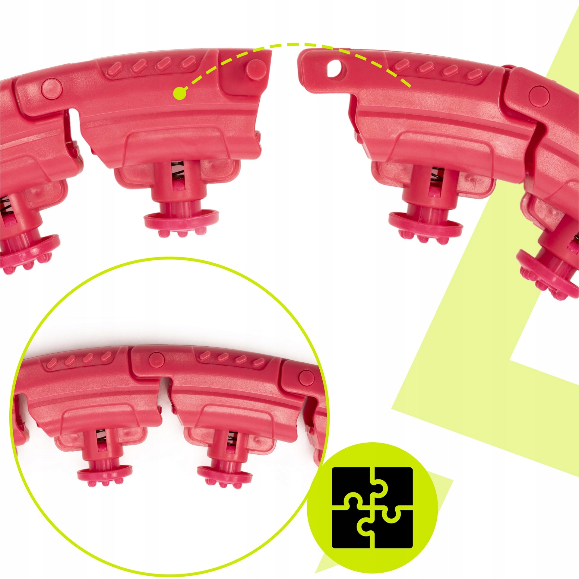 Regulacja obwodu i obciążenia – Dostosuj hula hop do swojej sylwetki