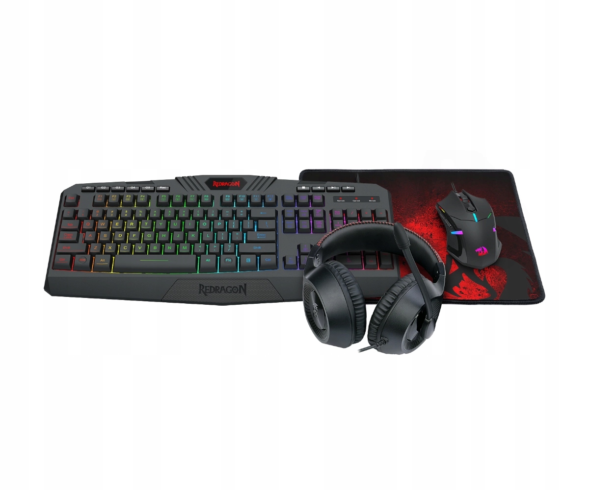 Redragon S101-BA-3 Combo 4w1 – Idealny zestaw dla graczy