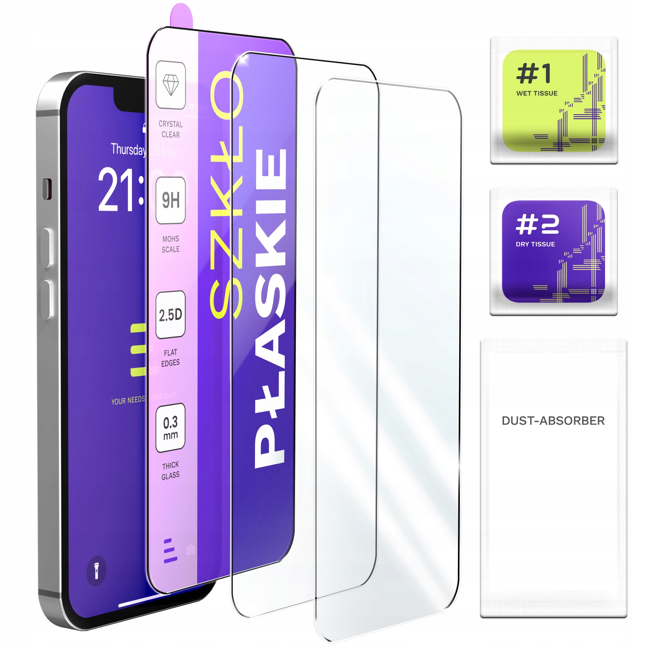 3 SZTUKI | SZKŁO HARTOWANE DO XIAOMI POCO M3 PRO / M3 PRO 5G – Maksymalna Ochrona Twojego Smartfona