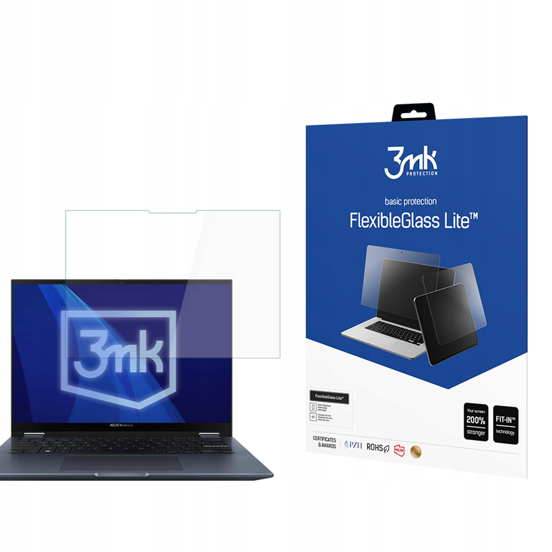ASUS VIVOBOOK S 14 FLIP TP3402 – Innowacyjne szkło hybrydowe 3mk Flex Lite