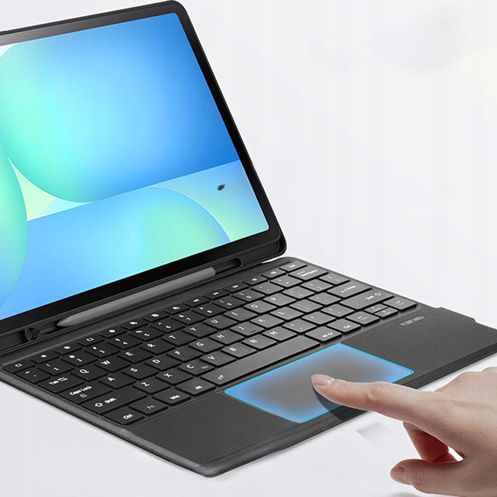 Ergonomiczny design klawiatury z touchpadem