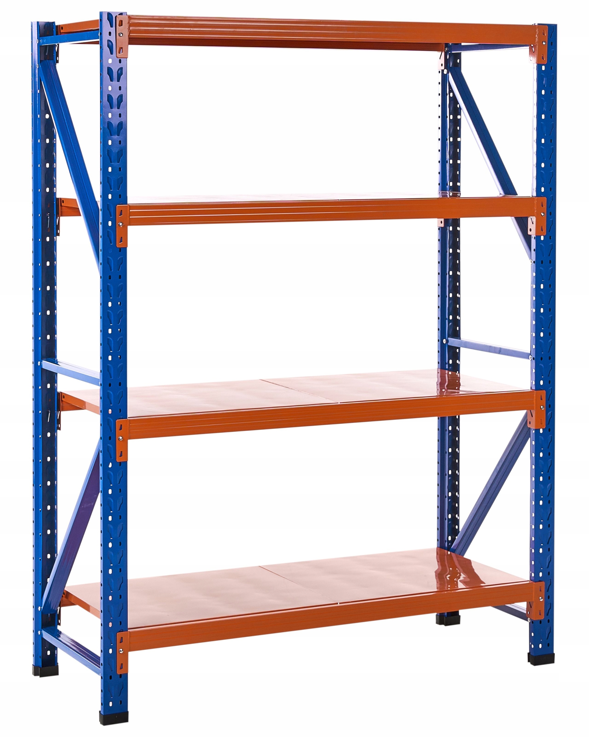 Regał magazynowy FIUGGI Metal 150 cm 60 cm Pomarańczowy – Idealne rozwiązanie do organizacji przestrzeni