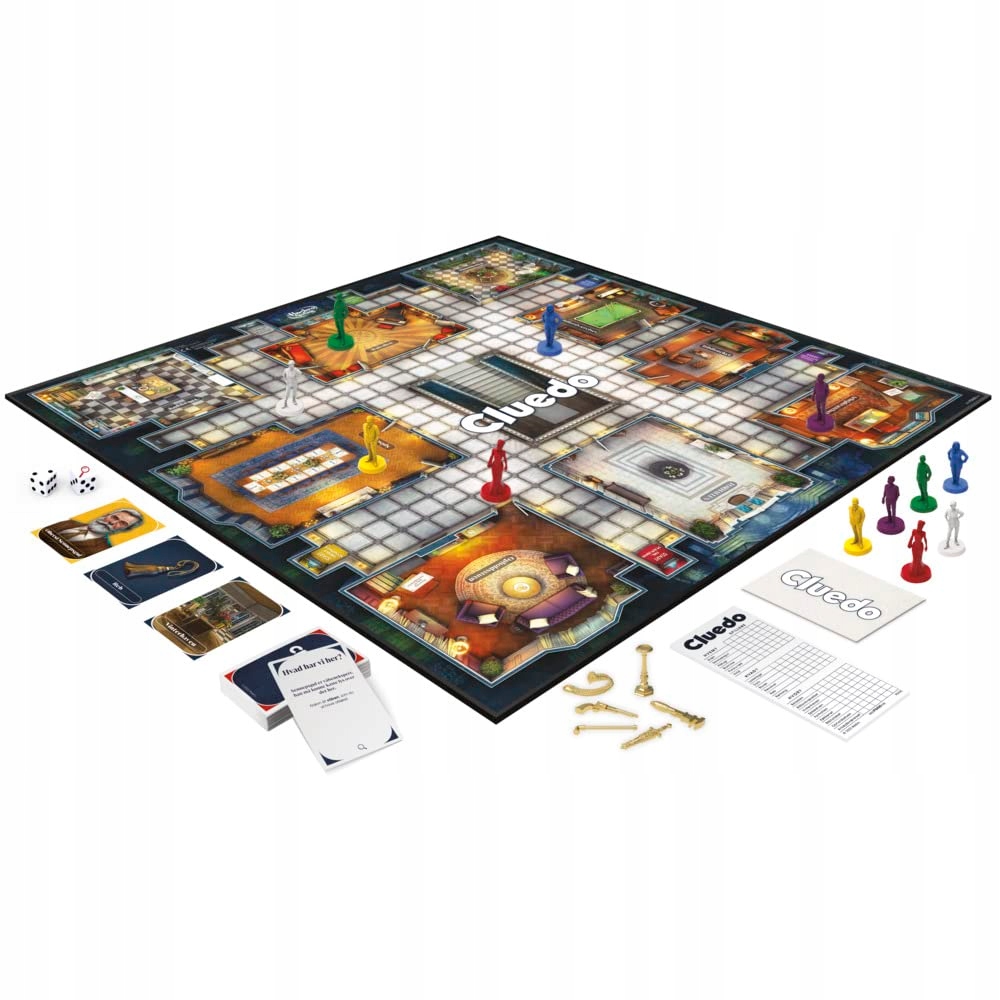 Gra planszowa Cluedo DK – Odkryj tajemnice i zbrodnie
