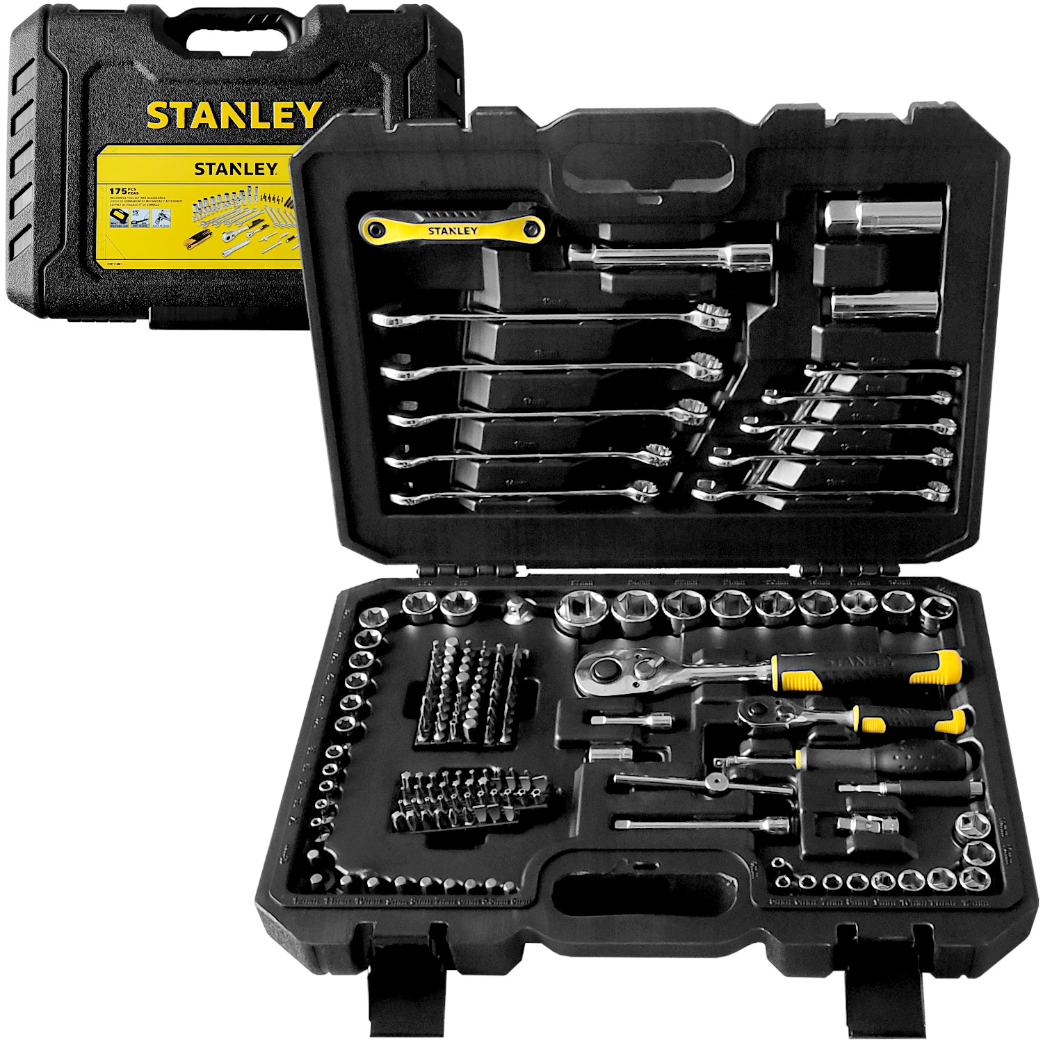 Zestaw narzędzi Stanley STANLEY ZESTAW KLUCZY 175cz. 1/4 - 1/2 – Niezbędnik każdego majsterkowicza