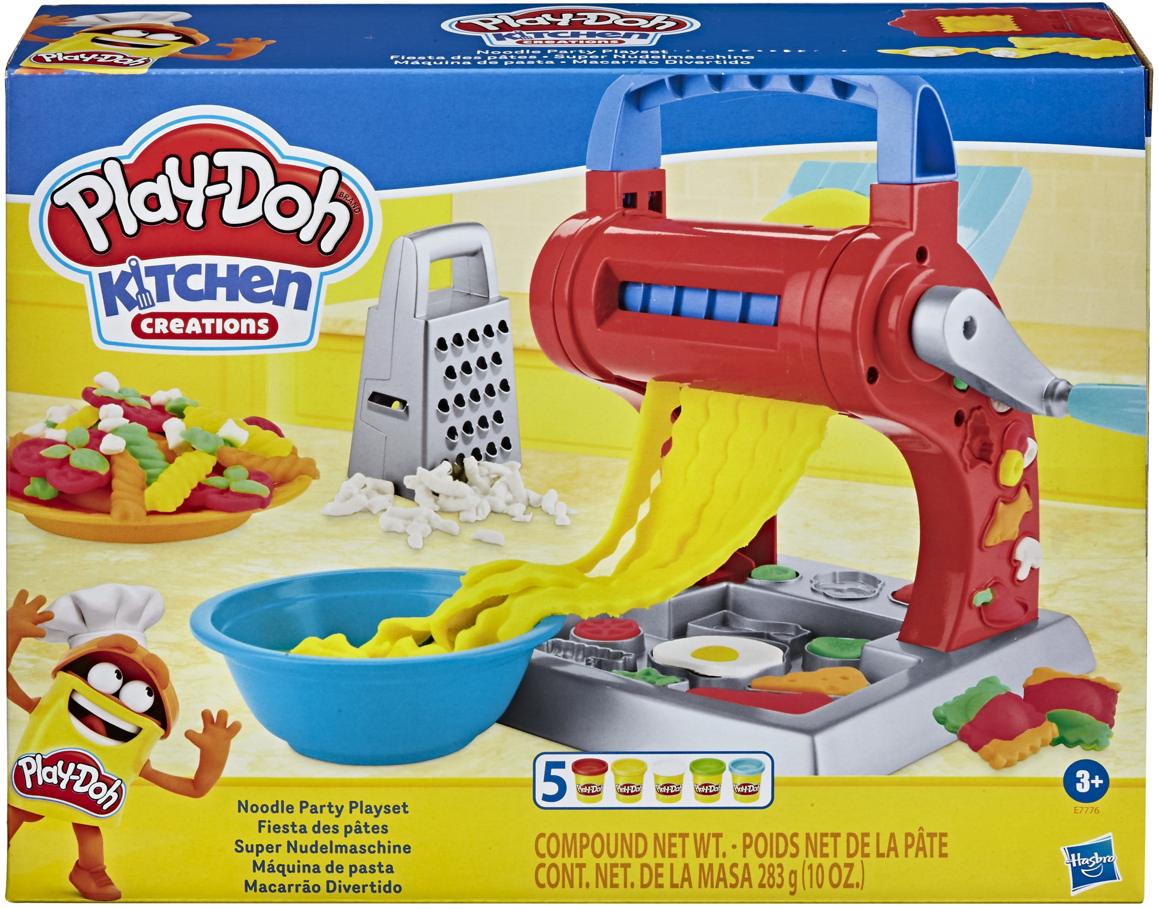 Ciastolina Hasbro Play-Doh Makaronowe Party E7776 – Kreatywna zabawa dla dzieci