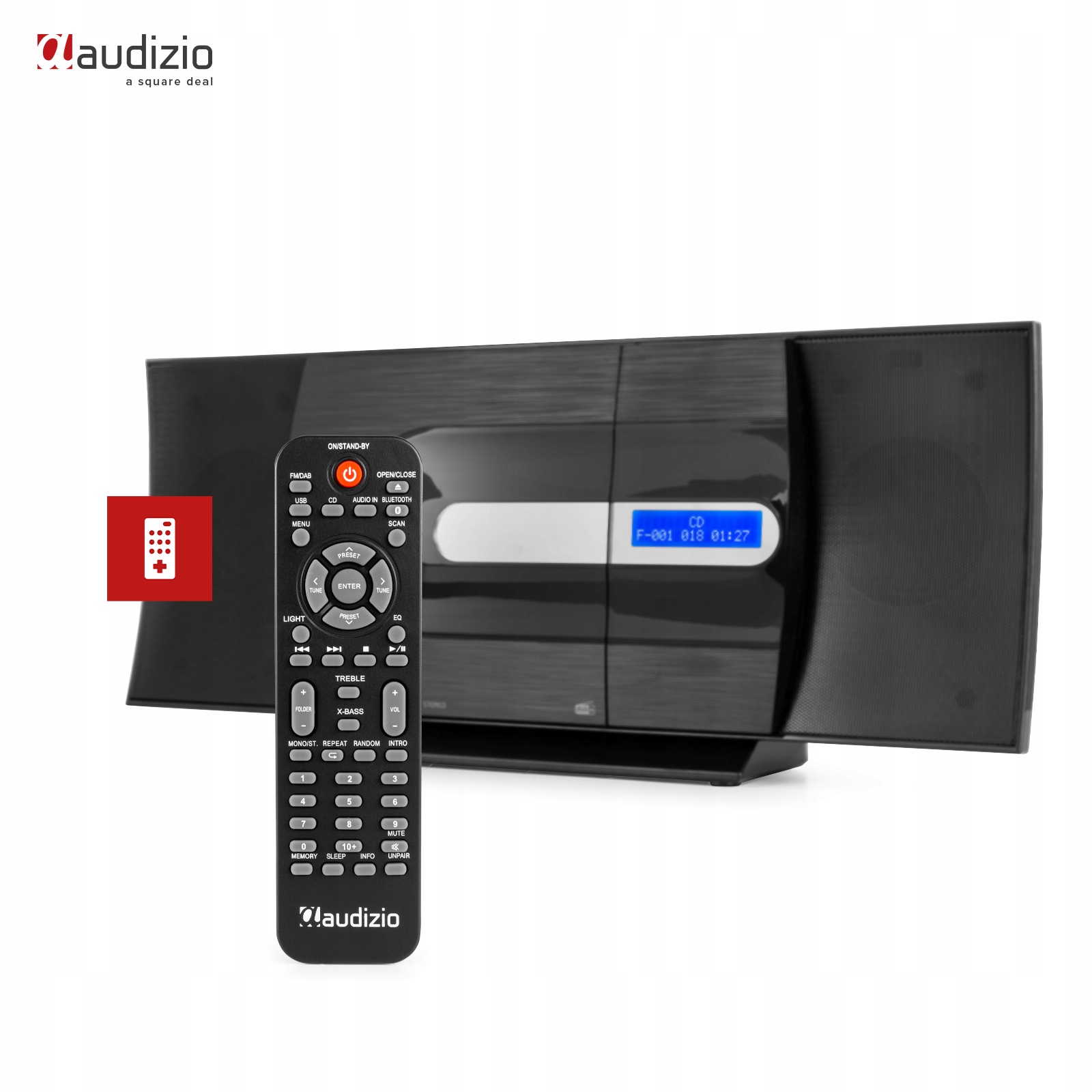 Wszechstronność odtwarzania: CD, MP3 i USB