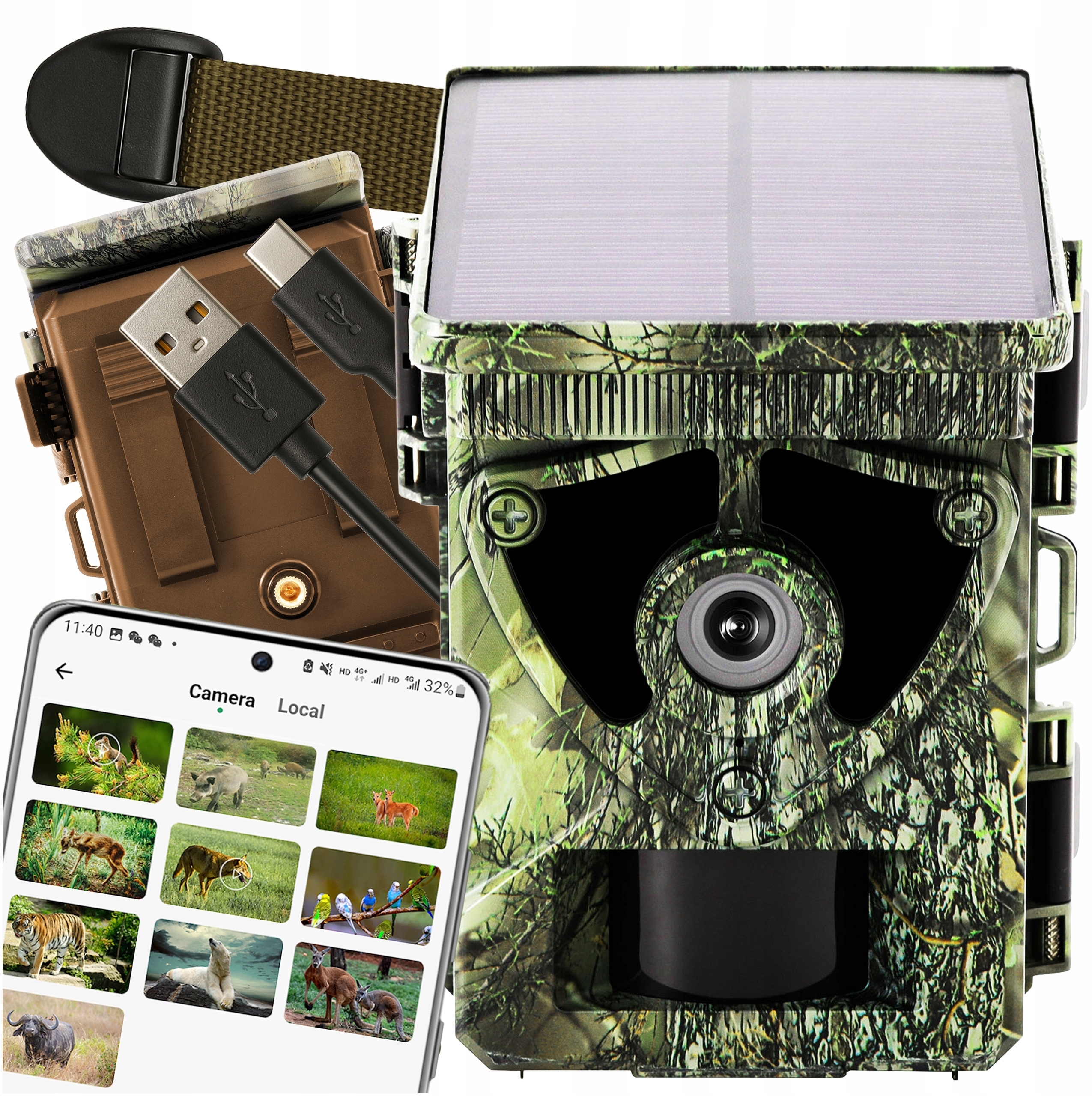 Funkcje Wi-Fi i Bluetooth – Zdalne sterowanie z aplikacją TrailCam Go