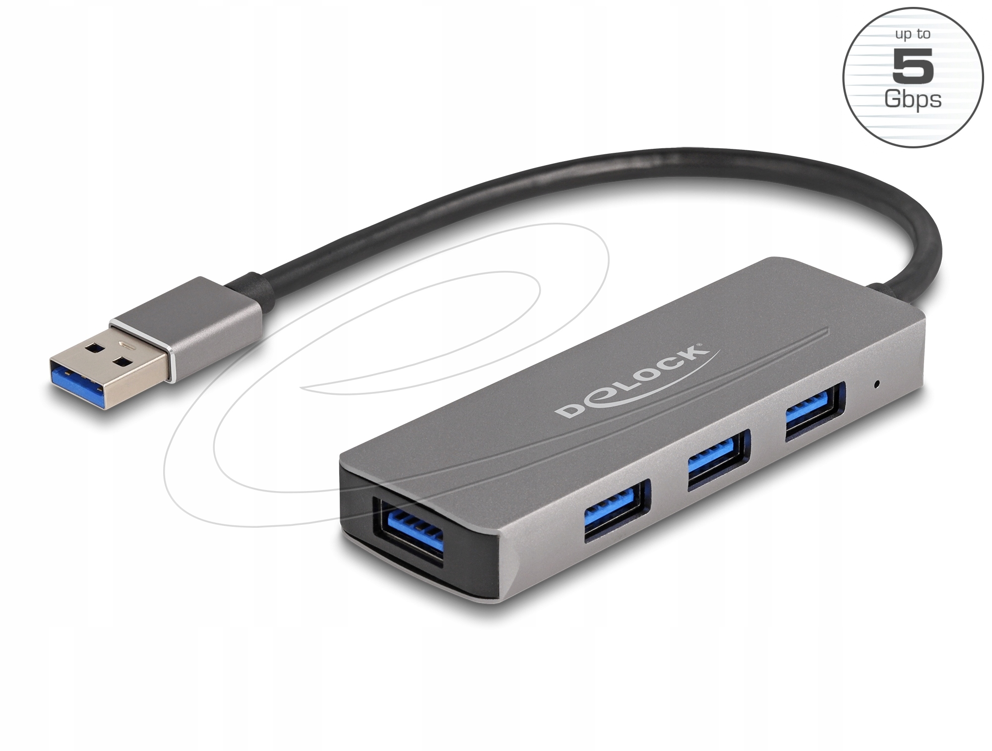 Hub USB Delock 63171 – Rozszerz swoje możliwości z 4 portami USB 3.2 Gen 1