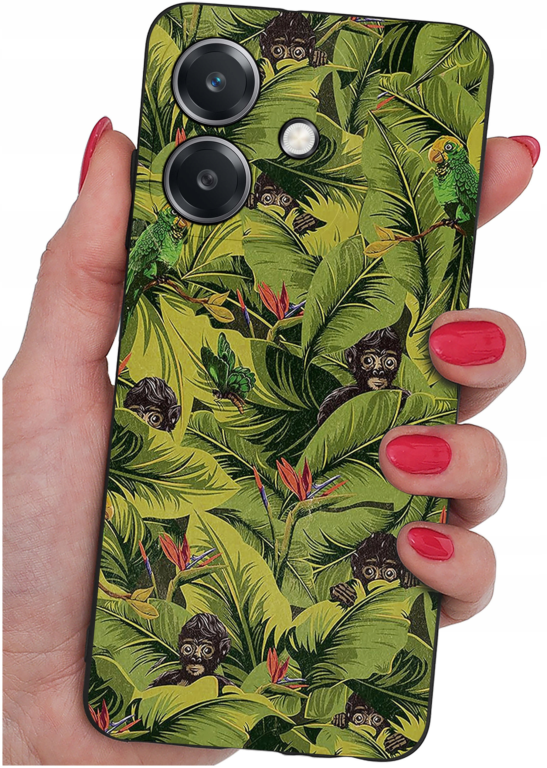 Etui do Oppo A40 | A40M | WZORY | SILIKONOWE MATT SZKŁO 9H – Ochrona i styl w jednym