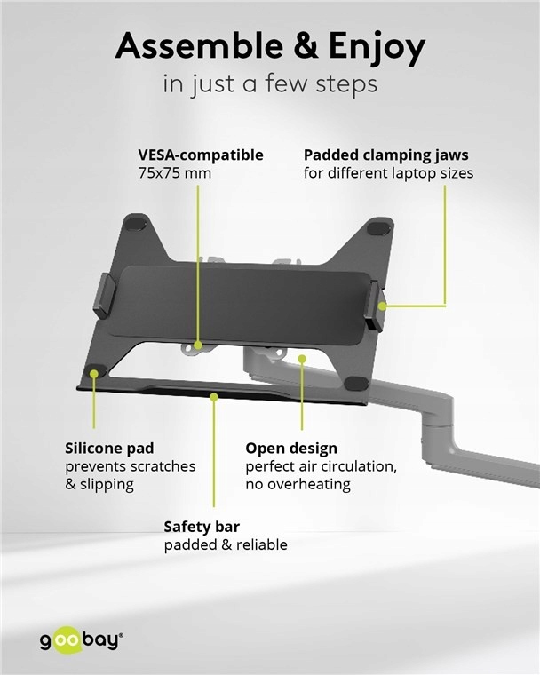 Zgodność ze standardem VESA – Łatwy montaż na ramionach monitorów