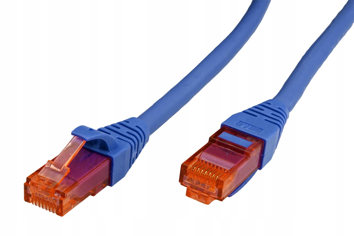 Patchcord RJ-45 1m - UTP - CAT 6, niebieski (21.15.2541) – Idealne połączenie dla Twojej sieci