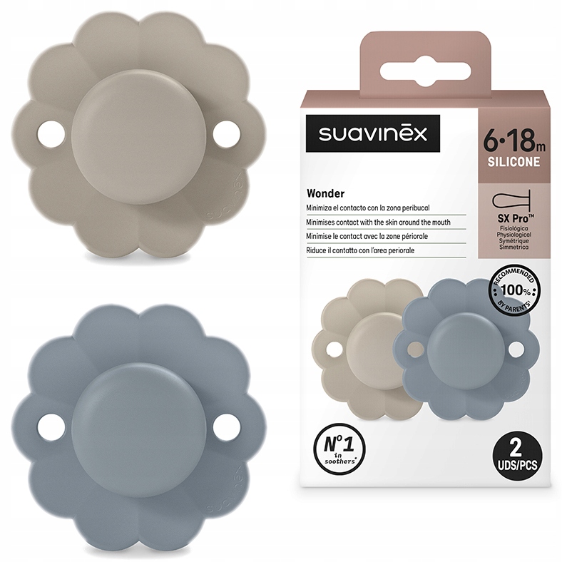 SUAVINEX - Smoczek Fizjologiczny SX Pro 6-18m - Komfort i bezpieczeństwo dla Twojego dziecka