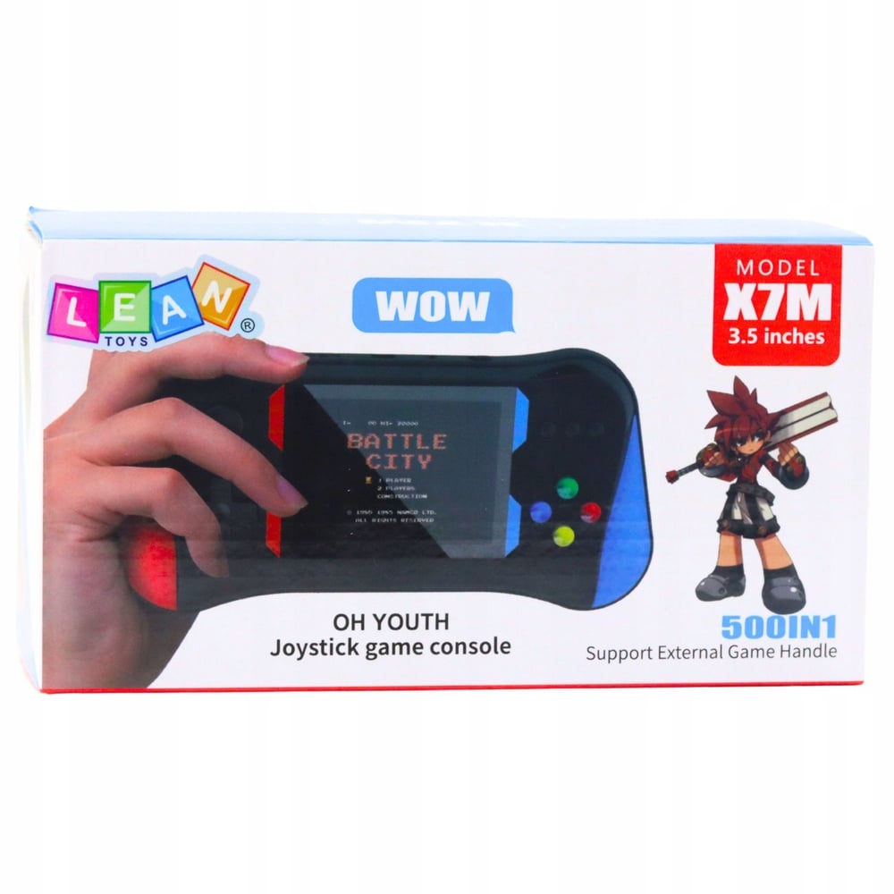 Konsola Przenośna Elektroniczna X7M – 500 gier w zasięgu ręki