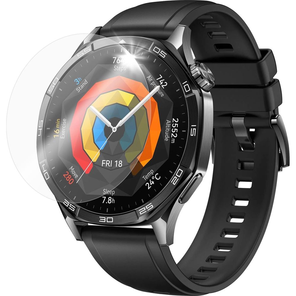 FIXED pro Ochronne szkło hartowane na smartwatch Huawei GT 5 46 mm – Doskonała ochrona dla Twojego zegarka