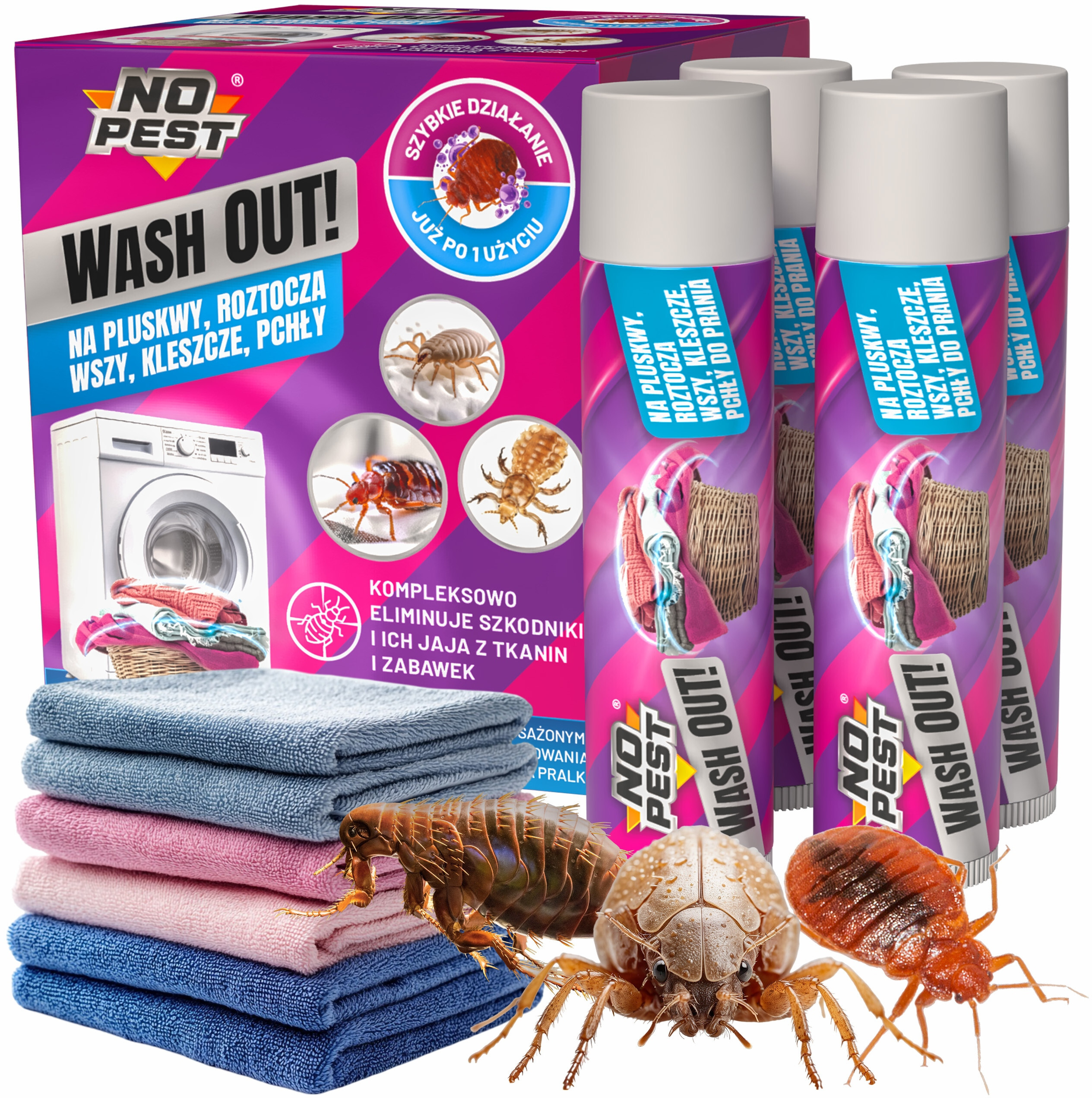 Sposób działania preparatu Wash Out! No Pest®