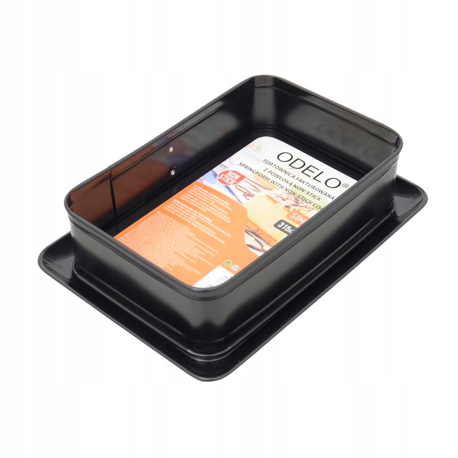 Tortownica Od 2204 Czarna 31.5 x 22.5 x 8 cm – Idealna do wypieków