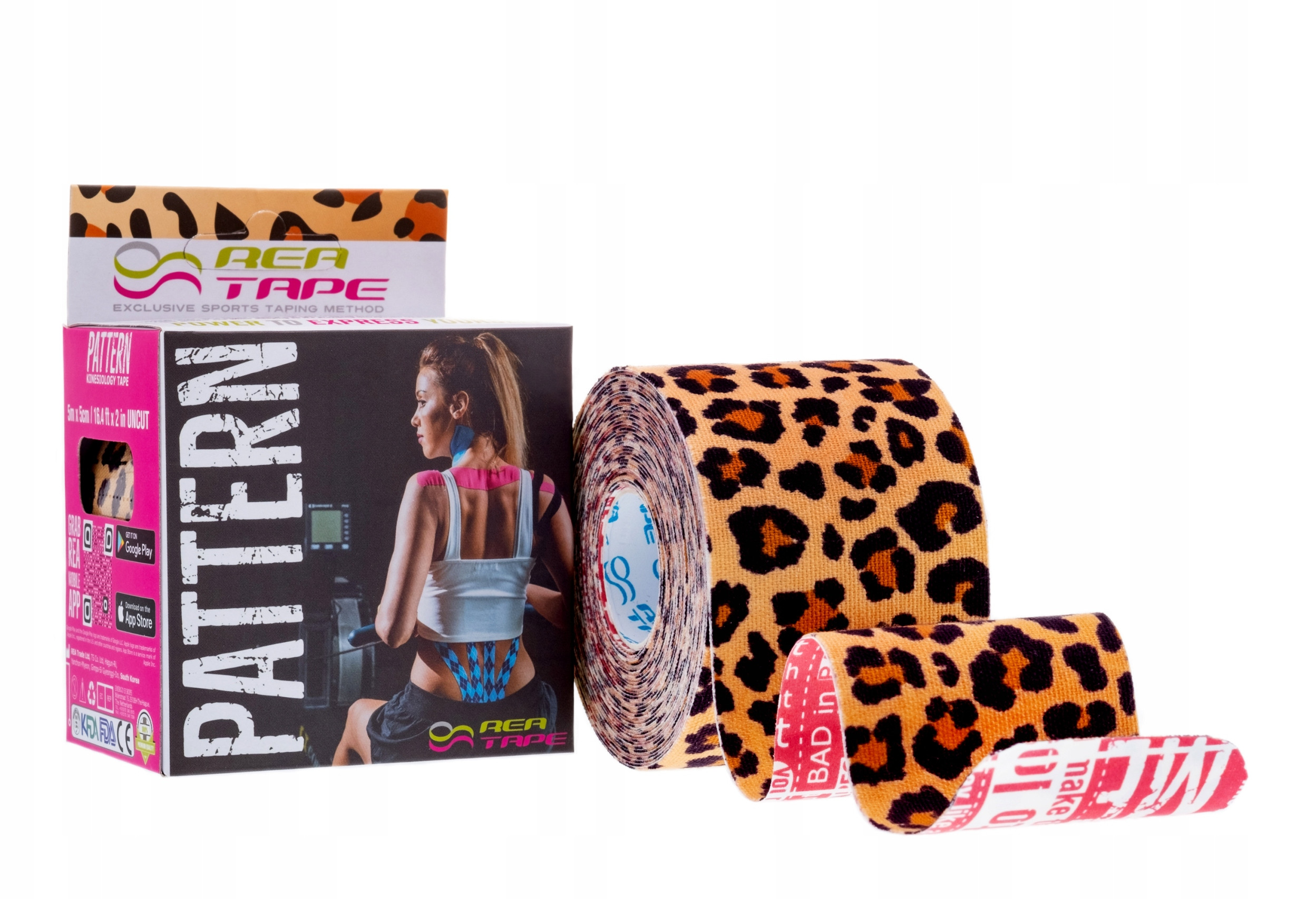 REA TAPE Pattern (Pantera) – Innowacyjna taśma do tapingu dla zdrowia