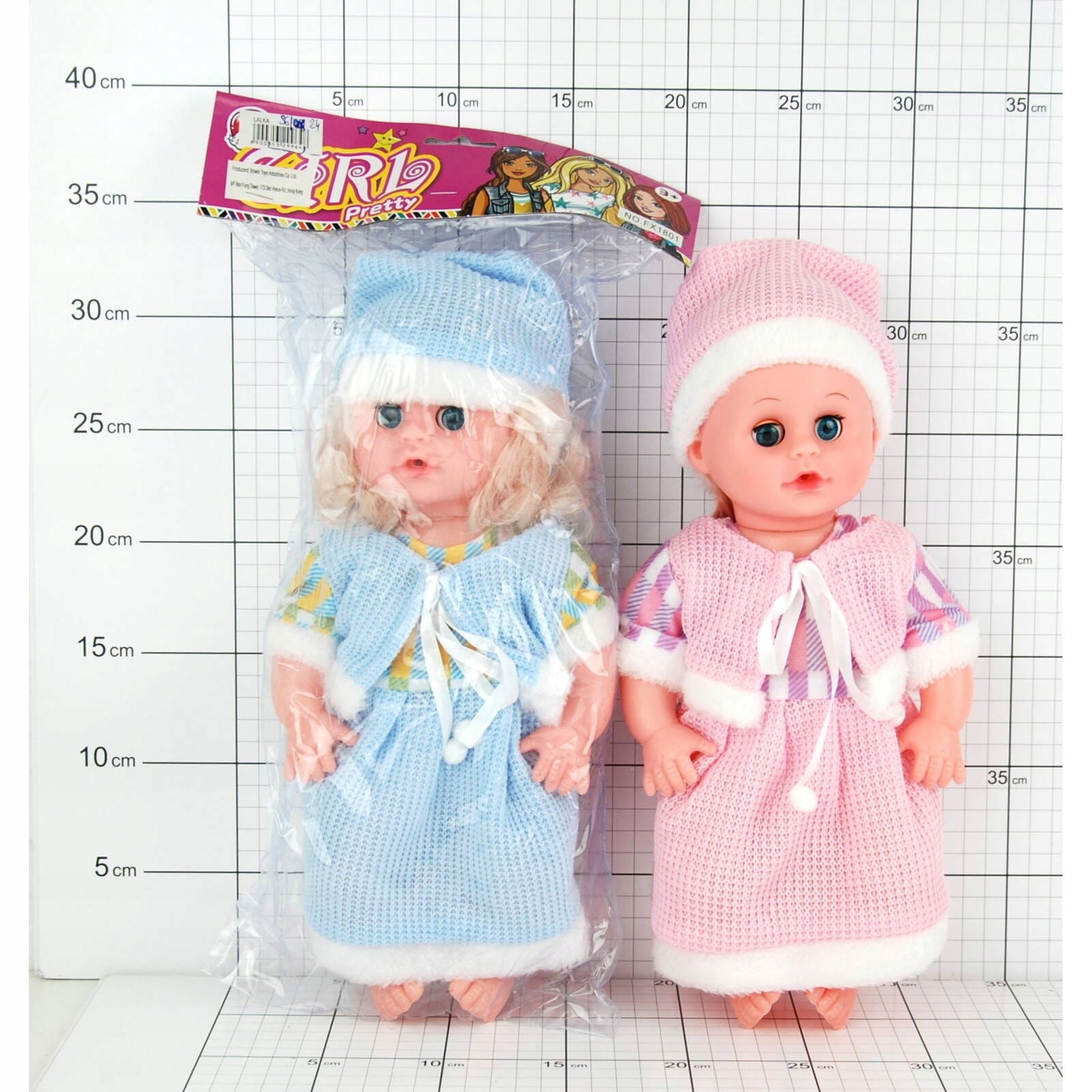 Lalka Bobas z Dźwiękami w Folii 1329964 – Idealna zabawka dla Twojego dziecka