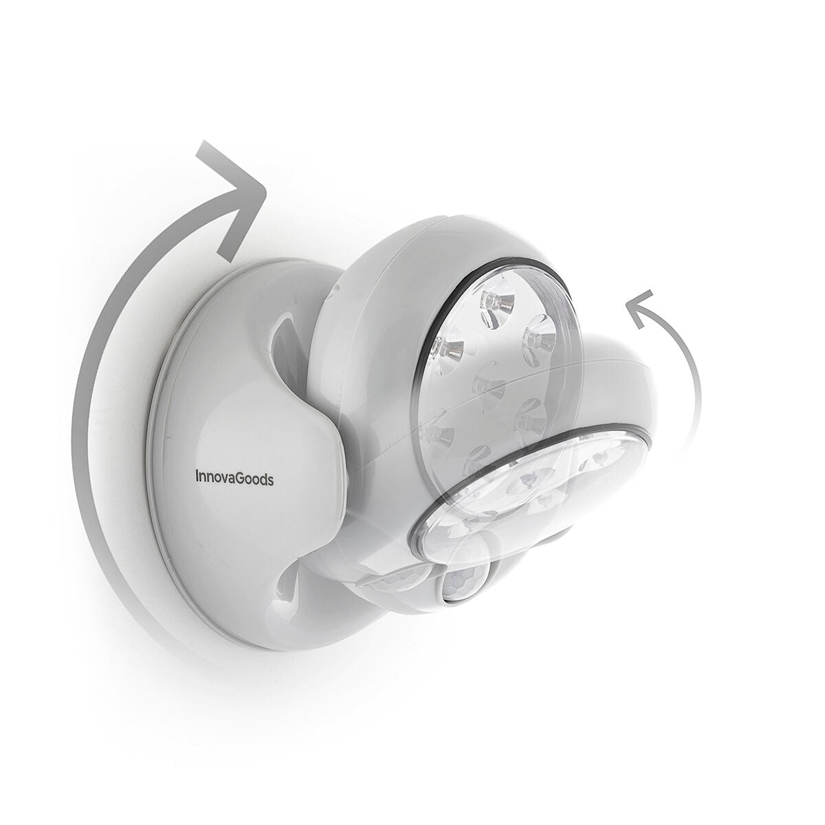 Lampa LED z czujnikiem ruchu 360 InnovaGoods – Nowoczesne oświetlenie do każdego wnętrza
