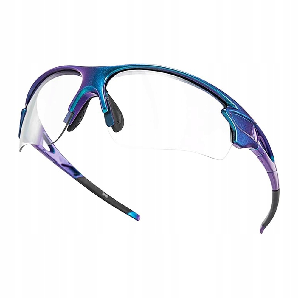 RockBros Okulary rowerowe fotochromowe z filtrem UV 400 - Niebieskie