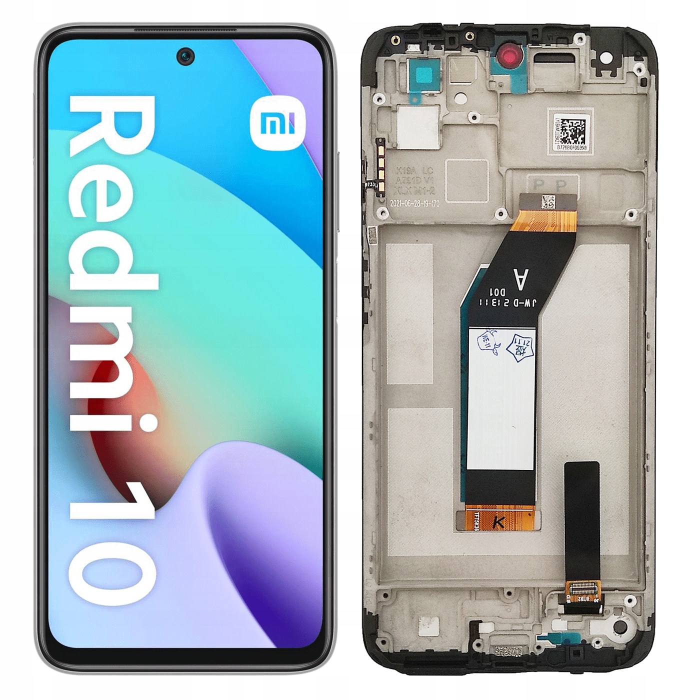 Wyświetlacz Ekran LCD do Xiaomi Redmi 10 Ramka – Idealne rozwiązanie dla Twojego smartfona