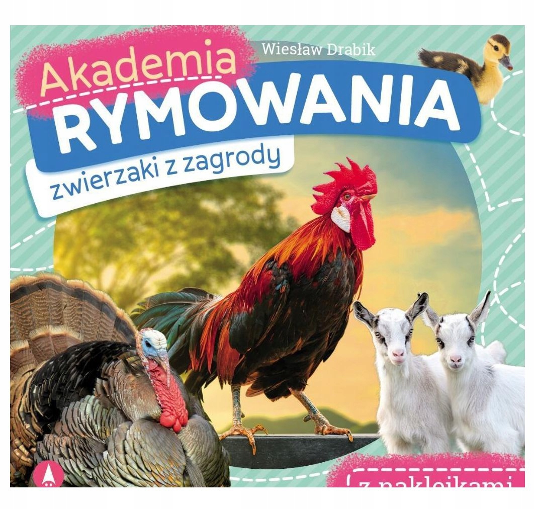 Zwierzaki z zagrody Akademia rymowania – Kreatywna zabawa dla najmłodszych