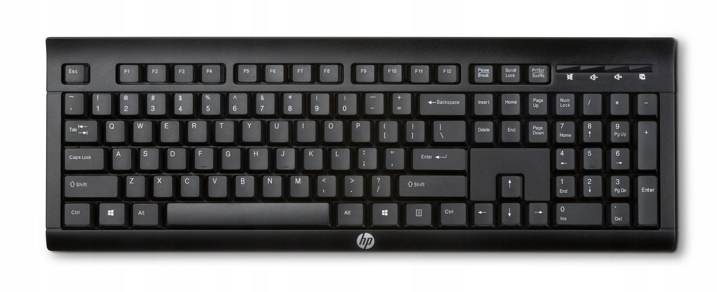 Wymiary i waga klawiatury HP K2500 Spa