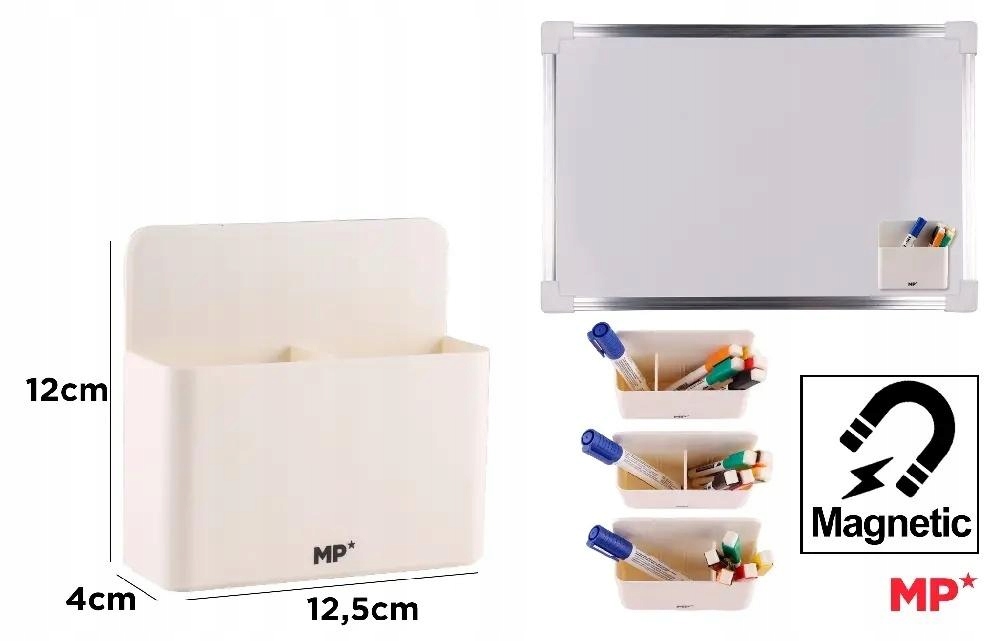 Wymiary i waga magnetycznego pojemnika