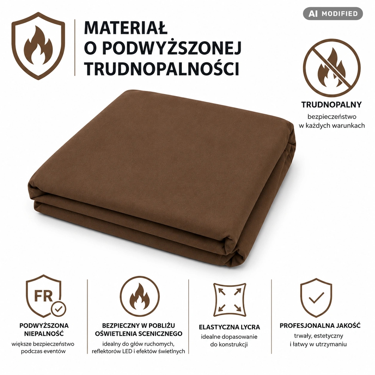 Bezpieczeństwo dzięki materiałowi o podwyższonej niepalności