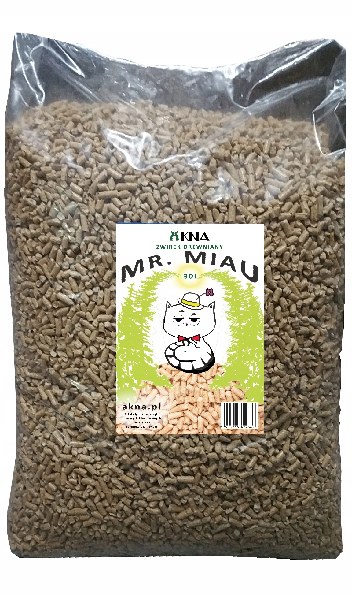 MR. MIAU 30L ŻWIREK DREWNIANY – Idealny wybór dla kotów i gryzoni