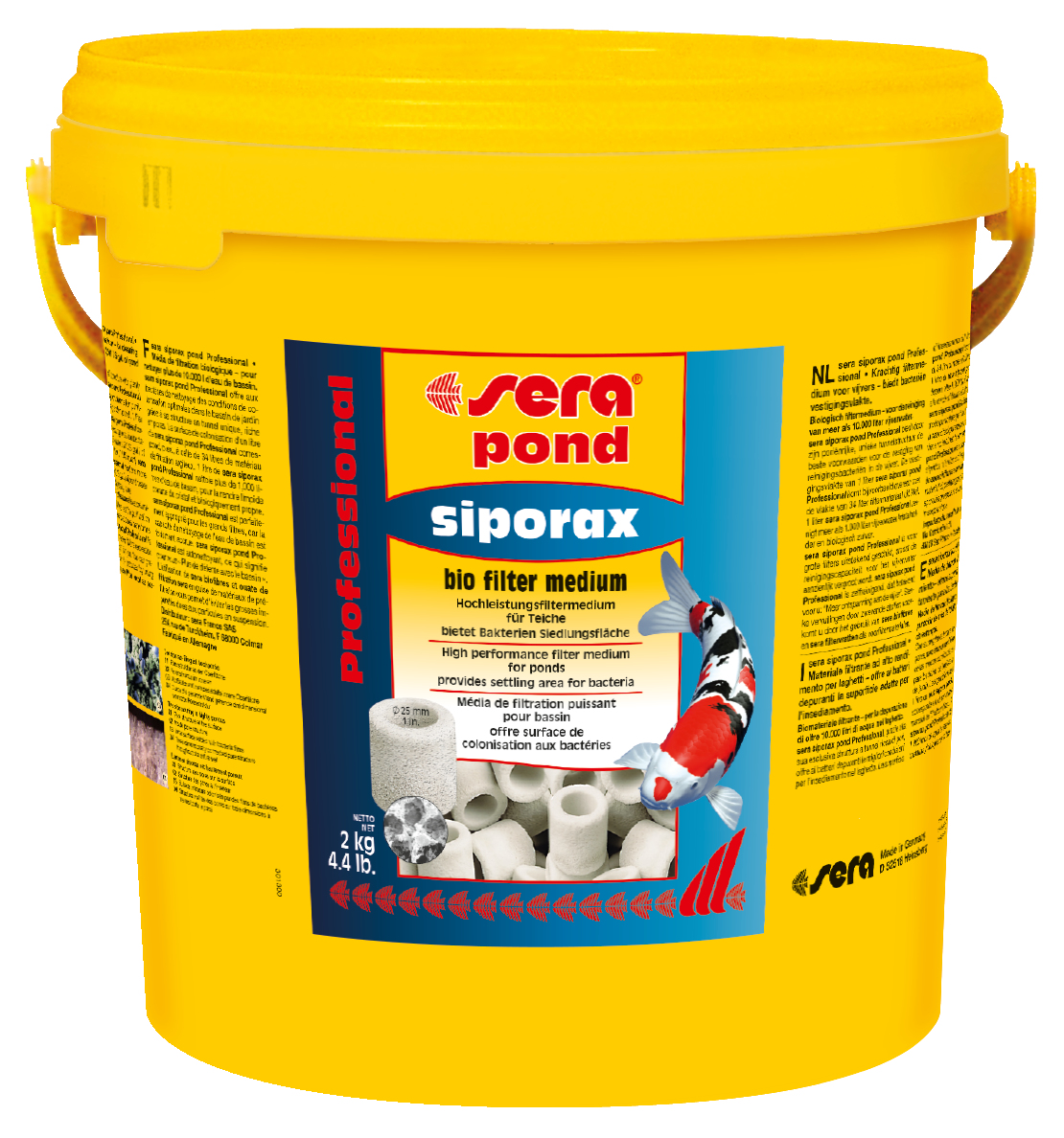 Wkład biologiczny Siporax pond Professional 25 mm 10 l – Idealne rozwiązanie dla Twojego akwarium
