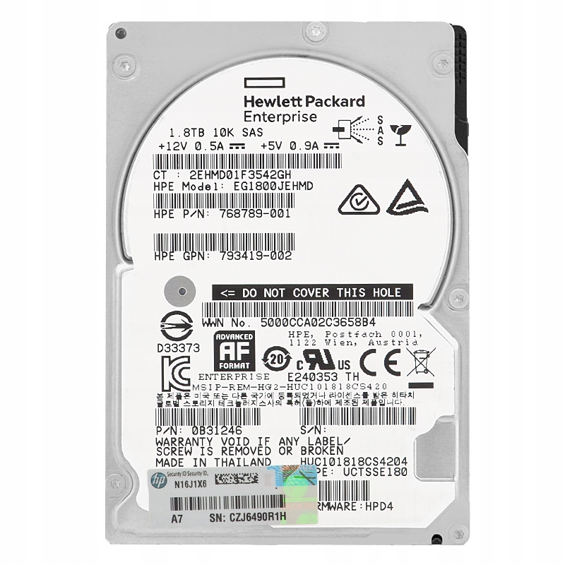 Pojemność 1,8TB – Idealny wybór dla wymagających aplikacji