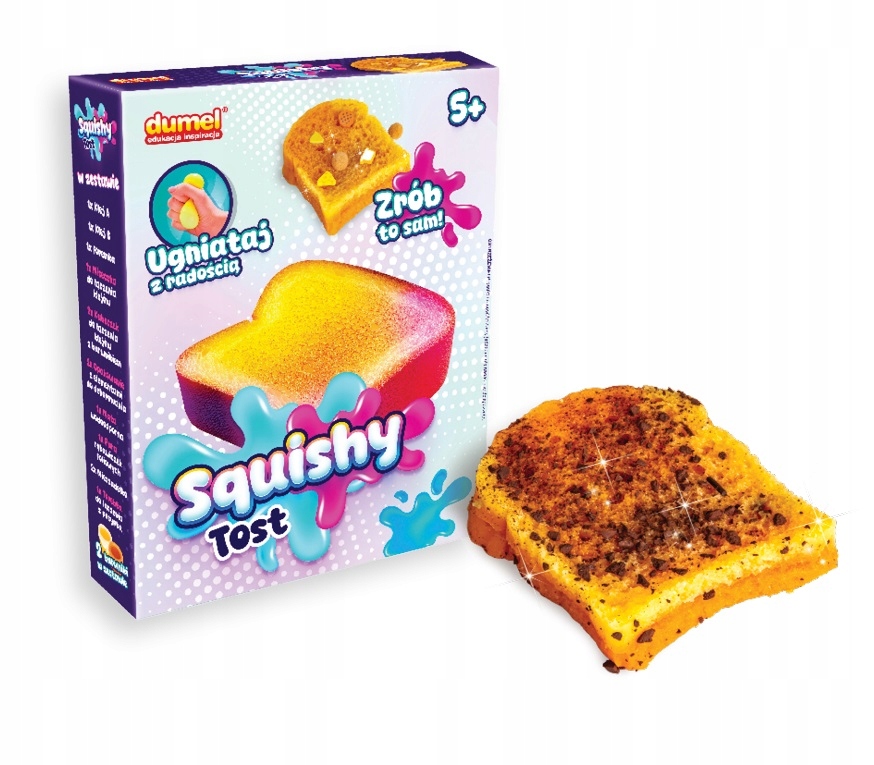 Dumel Squishy Tost – Kreatywna zabawa dla dzieci od 5 lat