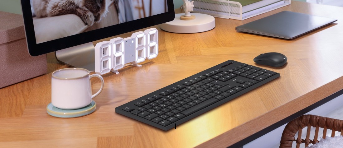 Klawiatura przewodowa CK-200 z AI i odczepianym kablem