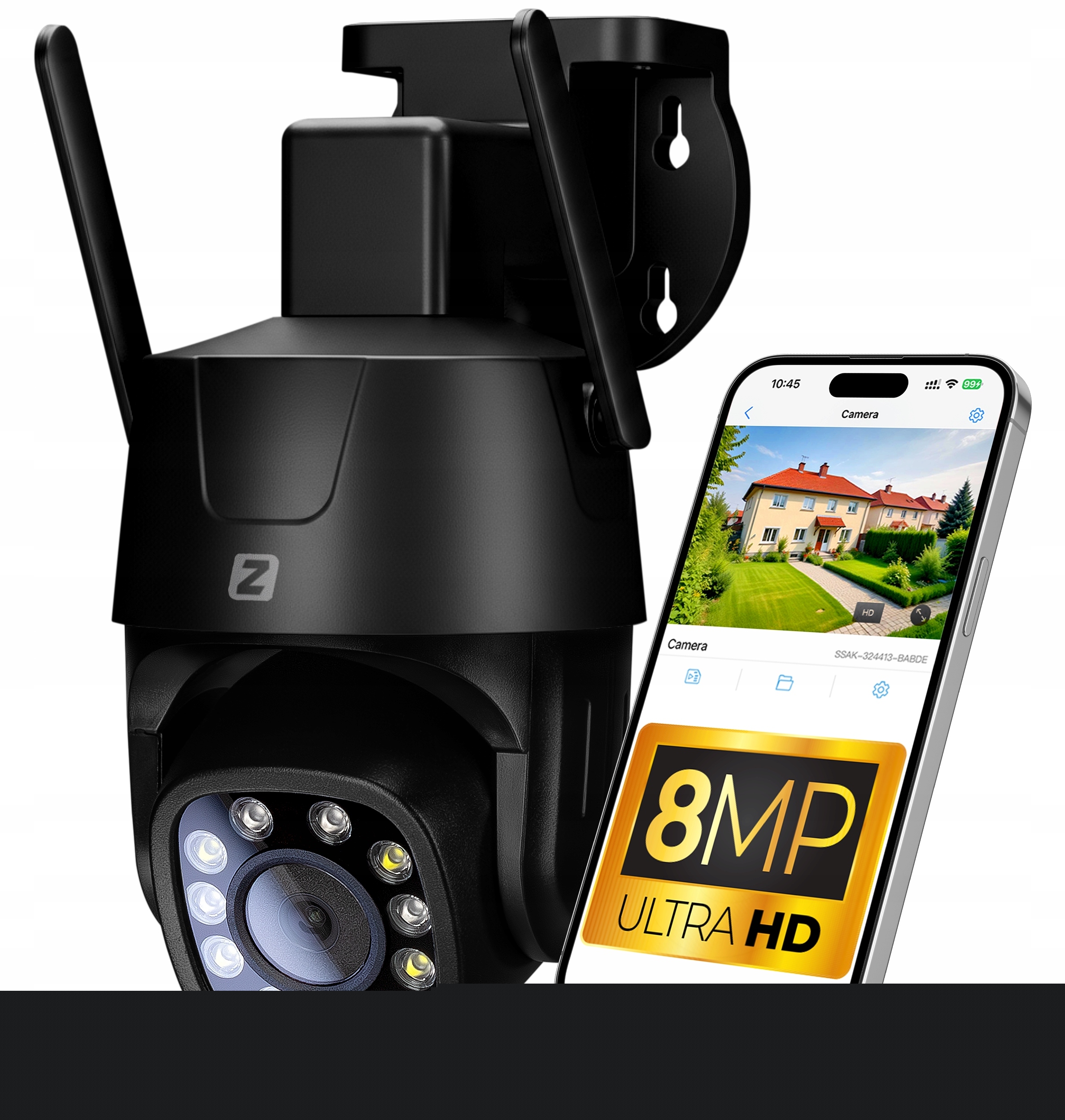 Kamera Obrotowa IP P8 Light DARK WiFi PTZ 8MP – Twój Pełny Monitoring 24/7
