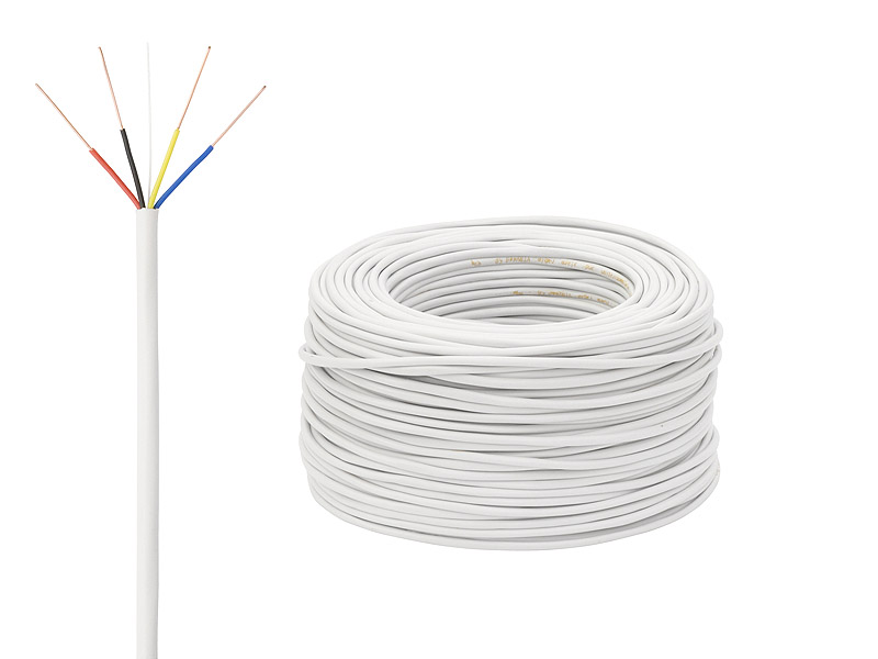 Kabel tel/alarmowy YTDY 4 x 0,5 100m – Niezawodne połączenie dla Twojego systemu